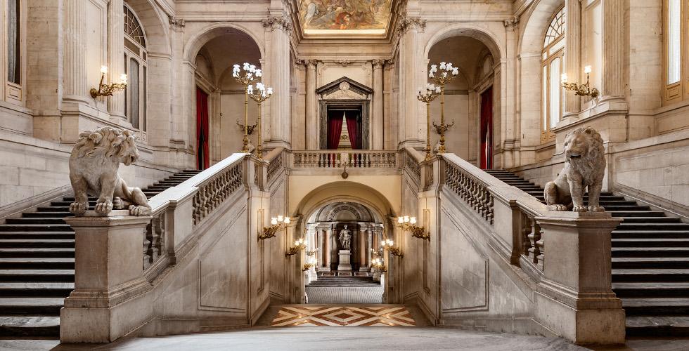 Escalera Regia en el Palacio Real de Madrid