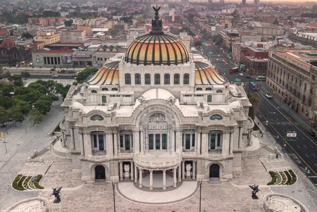 Palacio de Bellas Artes en la Ciudad de México.