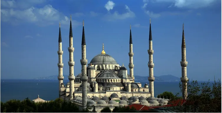 La Mezquita Azul en Estambul, Turquía