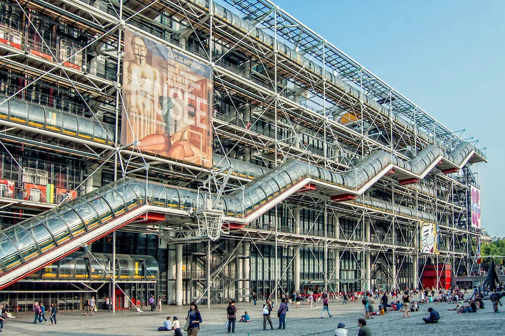 Centro Georges Pompidou en París, Francia.